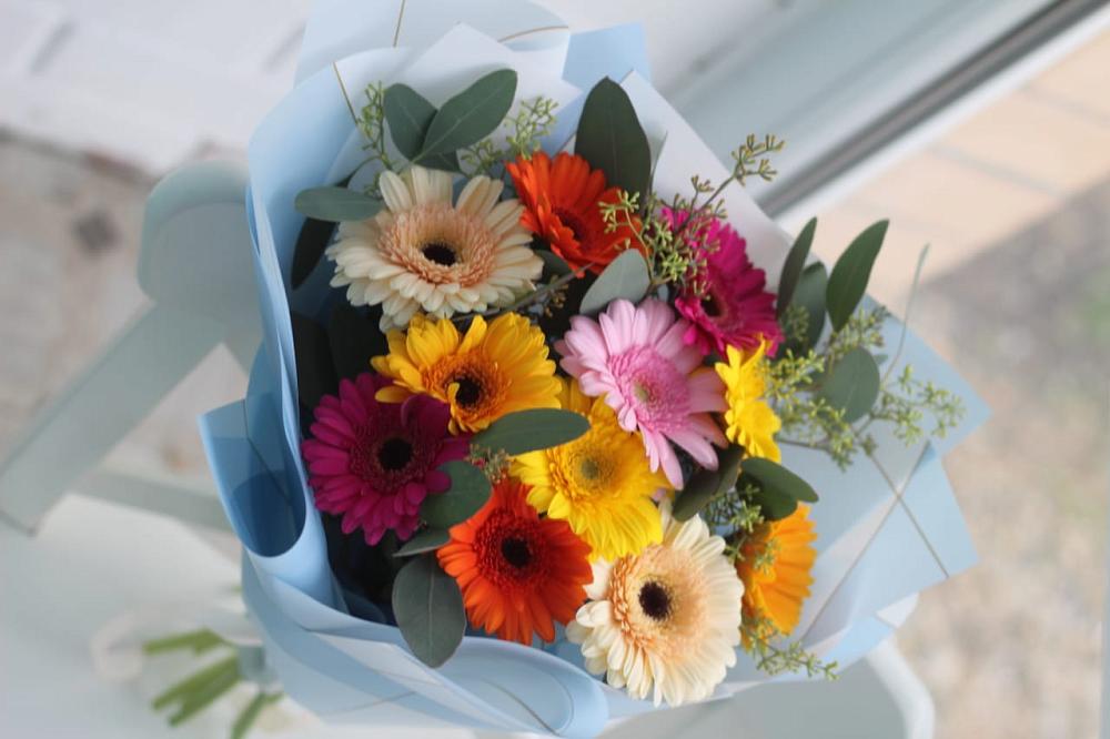 Букет цветов из: Герберы в Любимовке