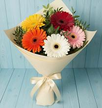Букет цветов из:  Герберы в Любимовке