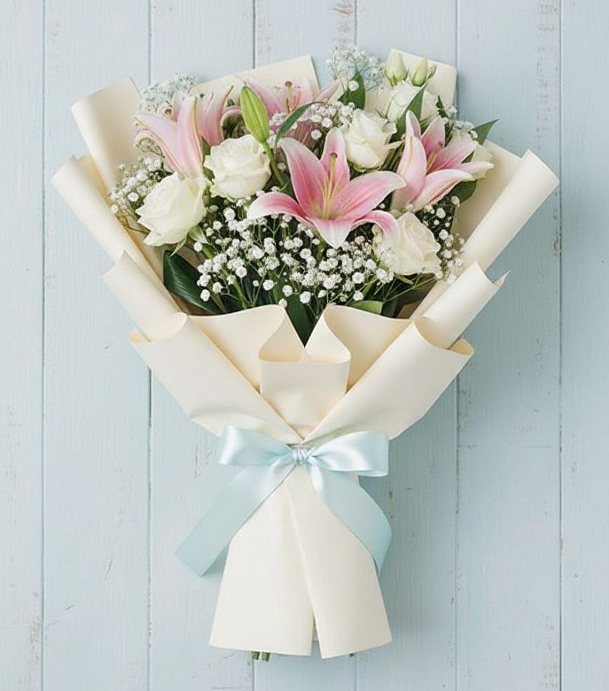 Букет цветов из: Лилии в Любимовке