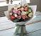 Букет цветов из: Розы, Лизиантусы и Гвоздики в Любимовке