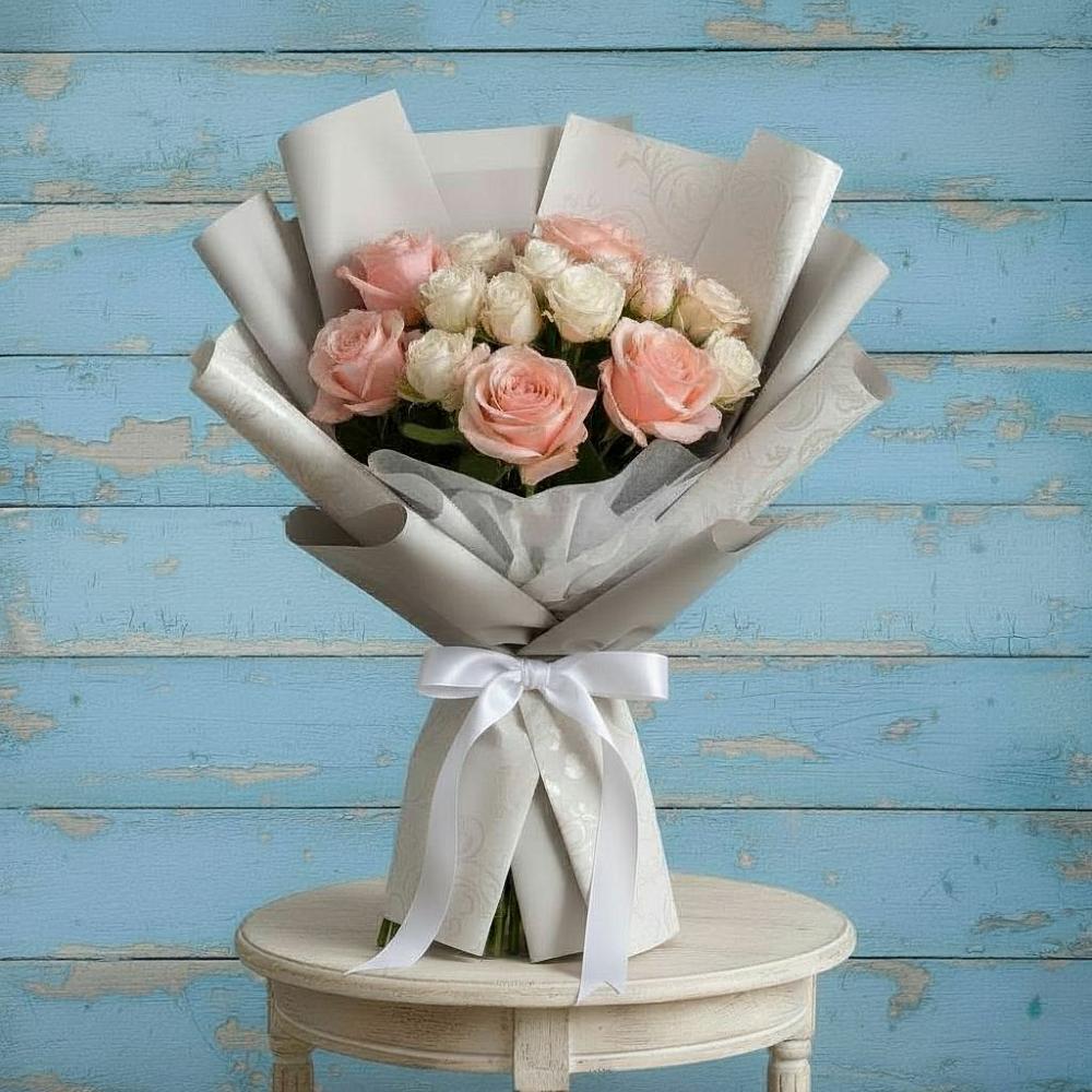 Букет цветов из: Розы в Любимовке