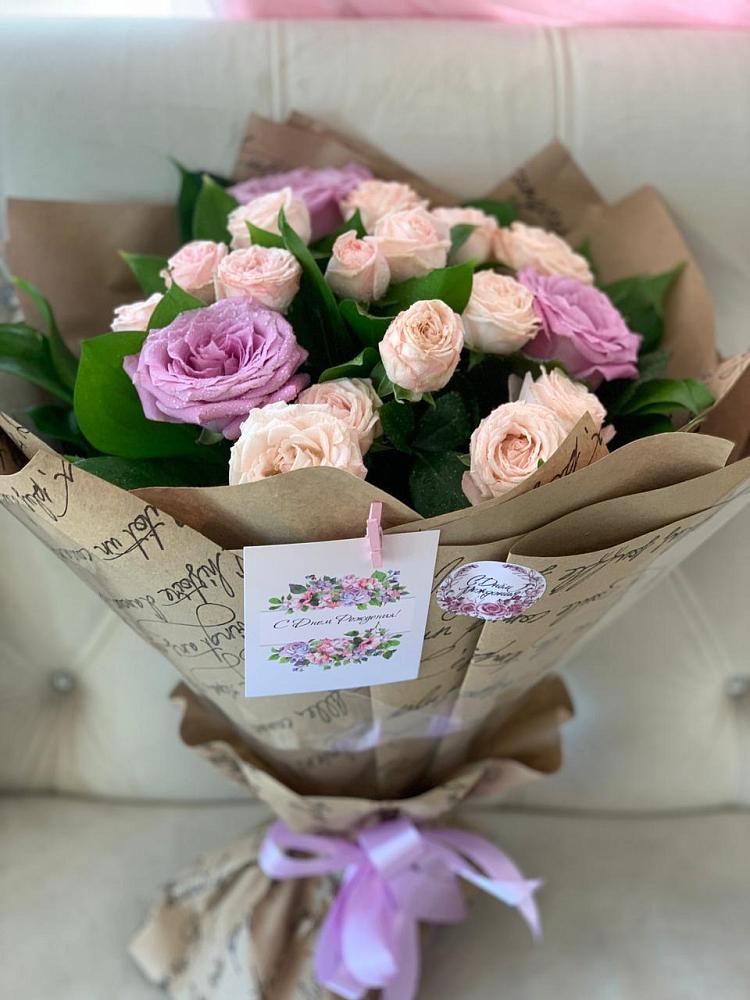 Букет цветов из: Розы в Любимовке