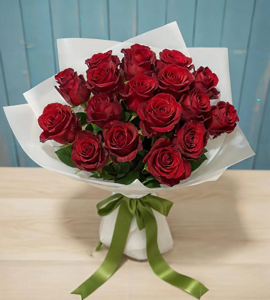 Букет Красные розы в Любимовке