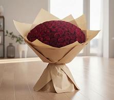 Букет 101 Красная роза в Любимовке