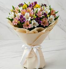 Букет цветов из:  Альстромерии #REPLACE_PRED# Любимовке
