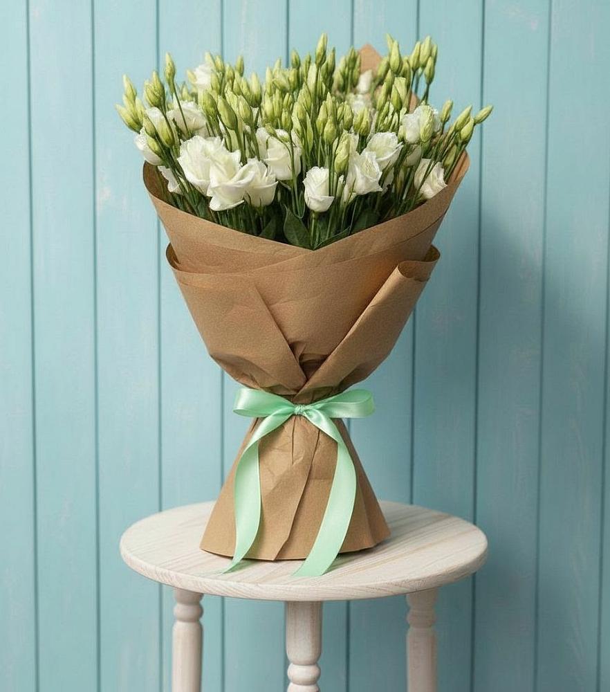 Букет цветов из: Лизиантусы в Любимовке