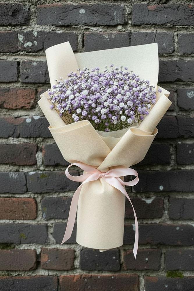 Букет цветов из: Гипсофила в Любимовке