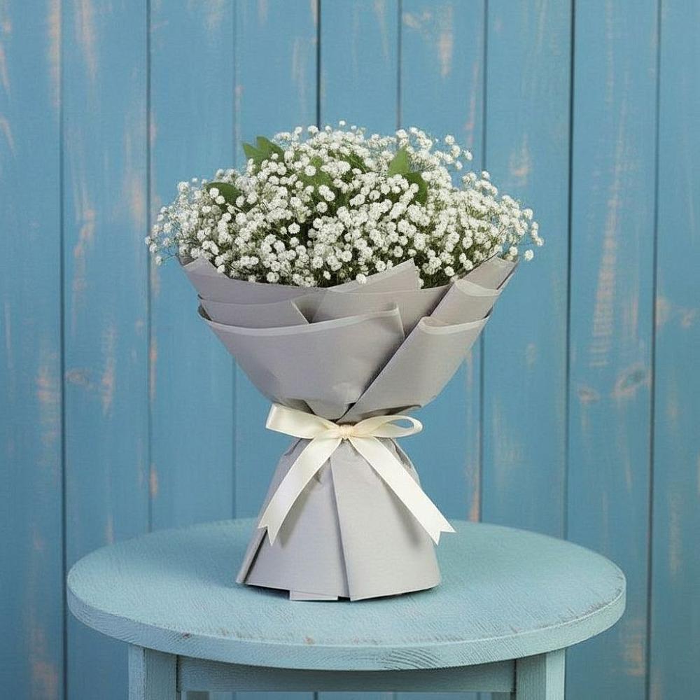 Букет цветов из: Гипсофила в Любимовке