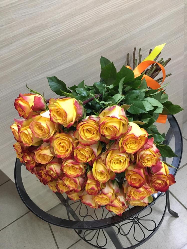 Букет Желтые розы в Любимовке