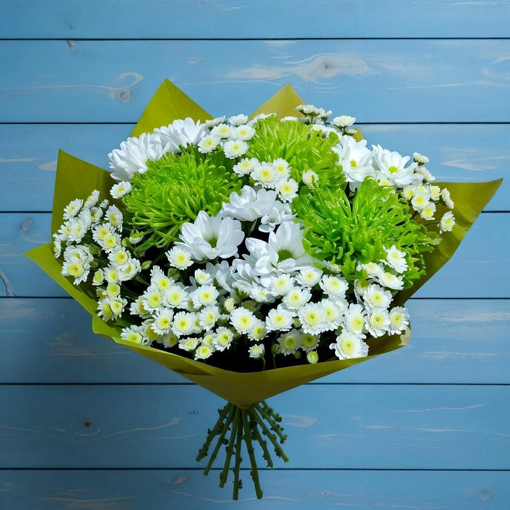 Букет цветов из: Хризантемы в Любимовке
