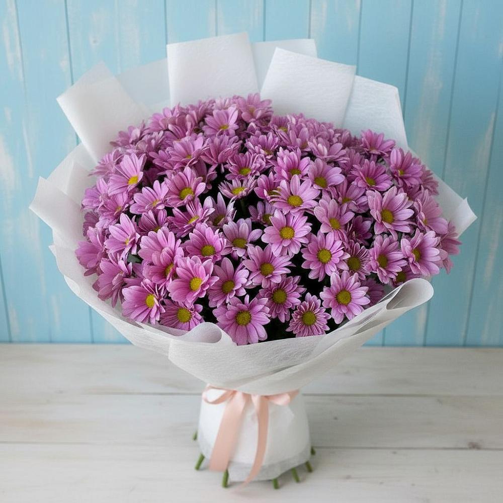 Букет цветов из: Хризантемы в Любимовке