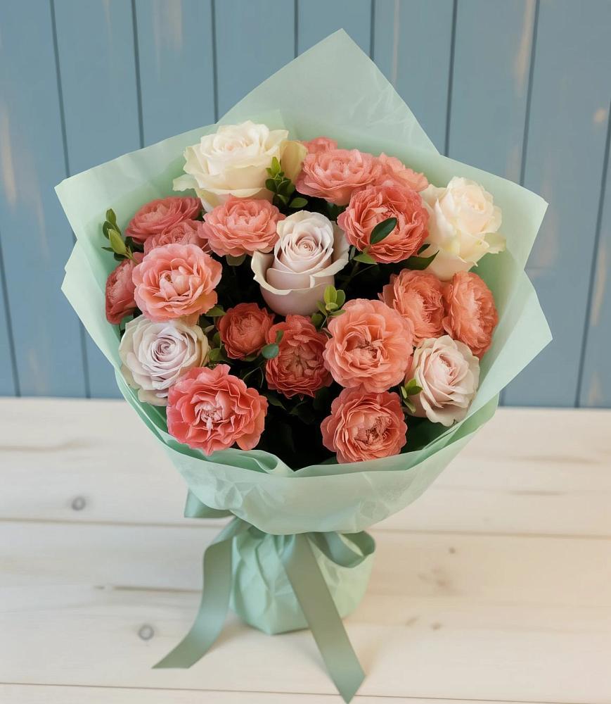 Букет цветов из: Розы в Любимовке