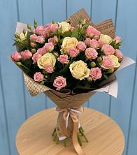 Букет цветов из:  Розы в Любимовке