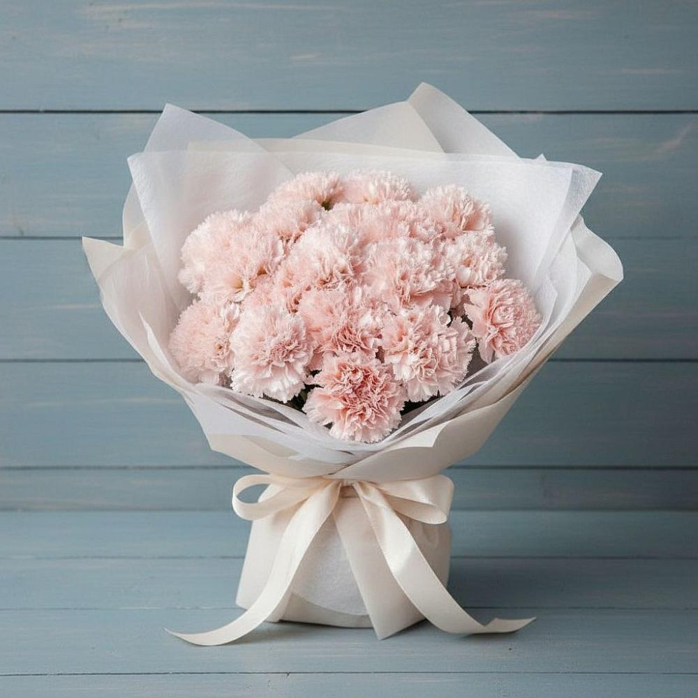 Букет цветов из: Гвоздики в Любимовке