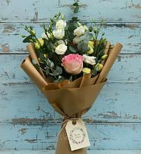 Букет цветов из:  Розы и Лизиантусы #REPLACE_PRED# Любимовке