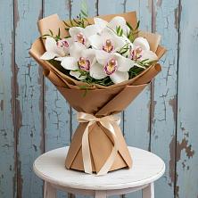 Букет цветов из:  Орхидеи и Розы в Любимовке